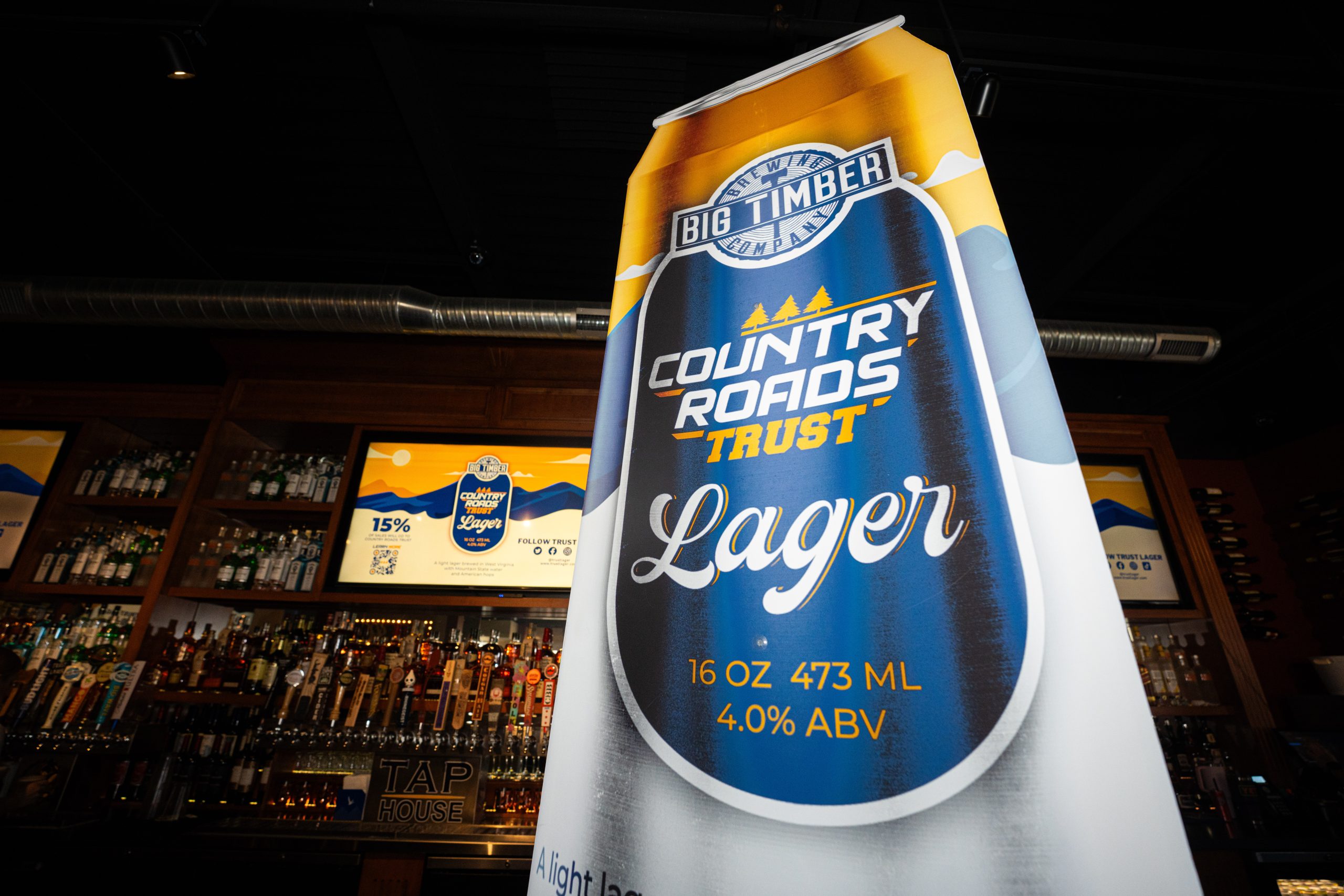 Country Roads Trust and Big Timber Brewing unveil co-branded beer to support WVU athletics